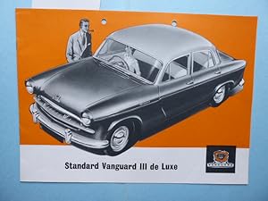 Seller image for STANDARD" Vanguard III de Luxe. for sale by Antiquariat Heinzelmnnchen