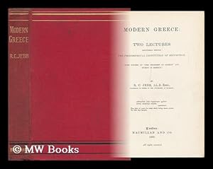 Seller image for Modern Greece; Two Lectures Delivered before the Philosophical Institution of Edinburgh for sale by MW Books