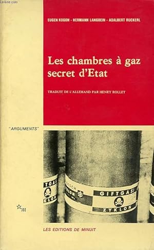 Bild des Verkufers fr LES CHAMBRES A GAZ SECRET D ETAT zum Verkauf von Le-Livre