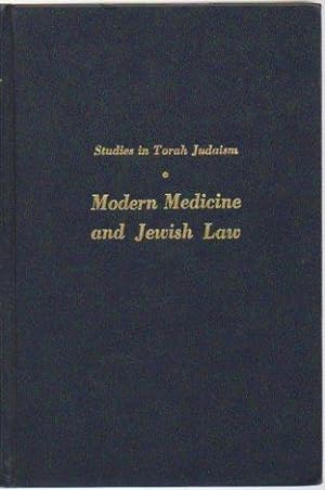 Immagine del venditore per Studies in Torah Judaism: Modern Medicine and Jewish Law venduto da Bookfeathers, LLC