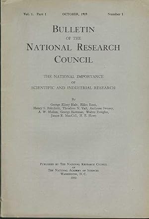 Seller image for NATIONAL IMPORTANCE OF SCIENTIFIC AND INDUSTRIAL RESEARCH, The. for sale by OLD WORKING BOOKS & Bindery (Est. 1994)