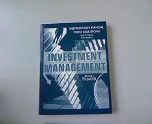 Seller image for Investment Management. Instructor's Manual with Solutions Manual. for sale by Antiquariat Bookfarm
