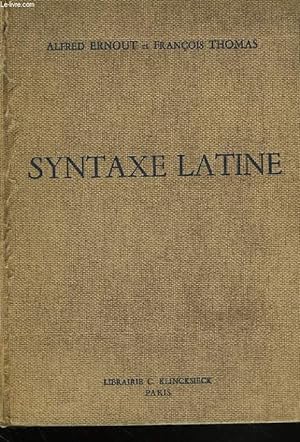 Seller image for SYNTAXE LATINE for sale by Le-Livre