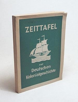 Image du vendeur pour Zeittafel zur deutschen Kolonialgeschichte / Ernst Kienitz. Mit 8 Kt. [v. Georg Beldner] u. 13 Dokumenten mis en vente par Versandantiquariat Buchegger