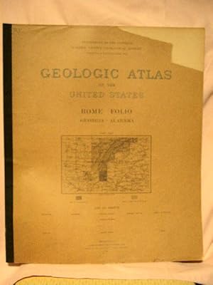 Imagen del vendedor de GEOLOGIC ATLAS OF THE UNITED STATES; ROME FOLIO, GEORGIA-ALABAMA; FOLIO 78 a la venta por Robert Gavora, Fine & Rare Books, ABAA