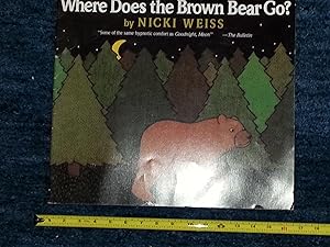 Seller image for Where Does the Brown Bear Go? [Very Large Format] for sale by Meir Turner