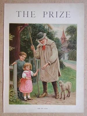 Image du vendeur pour Original Antique Children's Nursery Print. The Pet Lamb. mis en vente par N. G. Lawrie Books