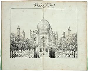 From the East Indies. Description of the superb model in ivory of the Taj Mahal, the tomb of Moom...