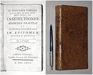 Seller image for Institutiones medicinae practicae ad auditorum potissimum usus in epitomen redactae et evulgatae. for sale by Charbo's Antiquariaat