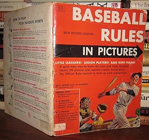 Seller image for BASEBALL RULES IN PICTURES Little Leaguers! Legion Players! Babe Ruth Teams! for sale by Rare Book Cellar