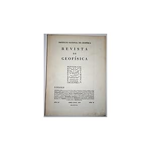 Imagen del vendedor de REVISTA DE GEOF�SICA a la venta por Librer�a Salamb�