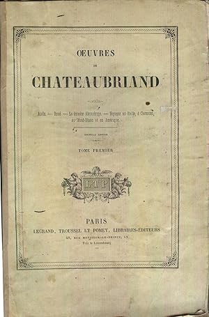 OEUVRES COMPLETES DE CHATEAUBRIAND (20 Forts Volumes brochés)