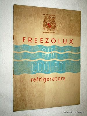 Freezolux Air Cooled Refrigerators Catalogue.