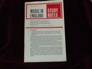 Immagine del venditore per Music in England: Study Notes; venduto da Wheen O' Books