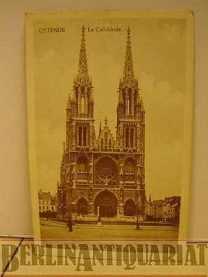 Immagine del venditore per Ostende. La Cathdrale. (Kathedrale.) venduto da BerlinAntiquariat, Karl-Heinz Than