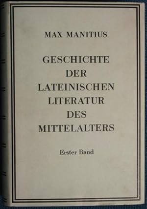 Geschichte der lateinischen literatur des mittelalters