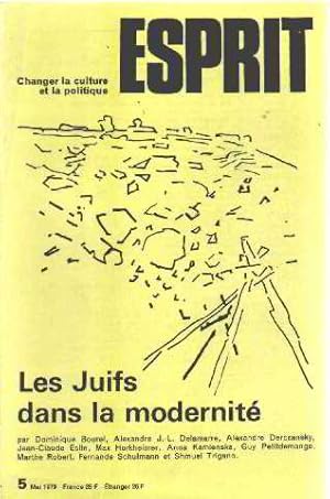 Revue esprit mai 1979 / les juifs dans la modernité