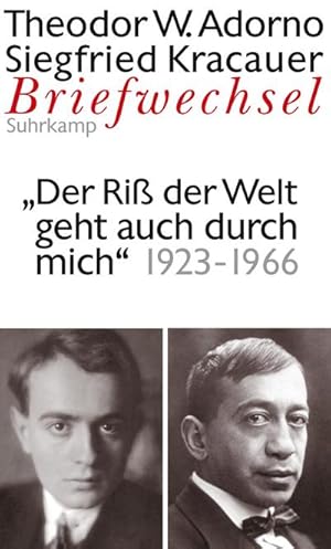 Seller image for Briefwechsel 7. Theodor W. Adorno/Siegfried Kracauer. Briefwechsel 1923-1966 for sale by BuchWeltWeit Ludwig Meier e.K.