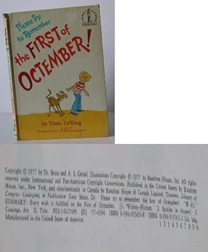 Immagine del venditore per Please Try to Remember the First of Octember! venduto da Bookbid