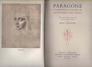 Bild des Verkufers fr Paragone A Comparison of the Arts zum Verkauf von lamdha books