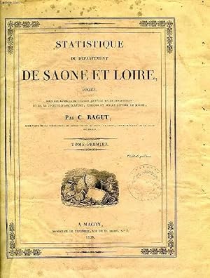 Image du vendeur pour STATISTIQUE DU DUPARTEMENT DE SAONE ET LOIRE, 2 TOMES mis en vente par Le-Livre