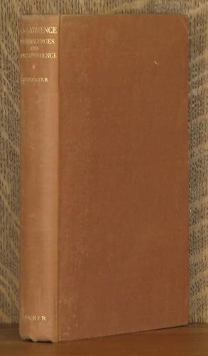 Seller image for D.H. LAWRENCE ~ Reminiscences And Correspondence for sale by Andre Strong Bookseller