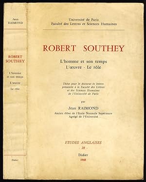 Robert Southey : L'homme et son temps - L'oeuvre - Le rôle