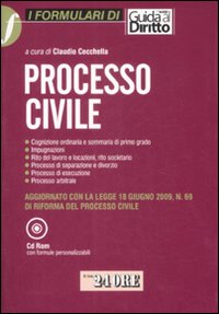 Imagen del vendedor de Processo civile. Con CD-ROM a la venta por Libro Co. Italia Srl