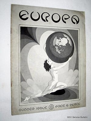 Bild des Verkufers fr Europa, No 2. Summer 1931. Magazine. zum Verkauf von Tony Hutchinson