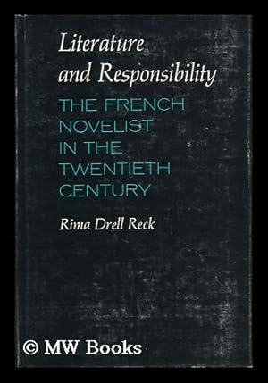 Immagine del venditore per Literature and Responsibility - the French Novelist in the Twentieth Century venduto da MW Books Ltd.