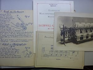 Baumwoll-Kämmmaschine Modell PC Pat. System. Notizen & Regulierungsvorschriften.