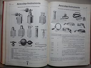 Immagine del venditore per AESCULAP Chirurgie-Instrumente Section B. (Hauptkatalog). Eingetragen unter der (handschriftlich) Nummer: 12595. venduto da Antiquariat Heinzelmnnchen