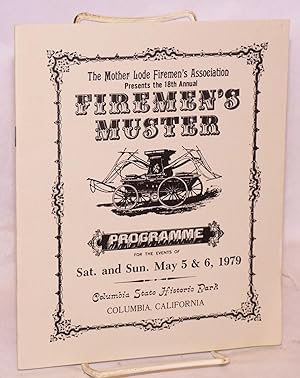 18th Annual Firemen's Muster: programme for the events of Sat. and Sun. May 5 & 6, 1979, Columbia...