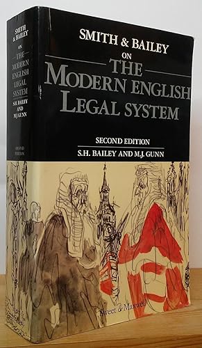 Imagen del vendedor de Smith and Bailey on the Modern English Legal System a la venta por Stephen Peterson, Bookseller