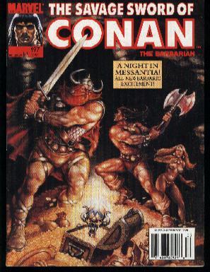 THE SAVAGE SWORD OF CONAN THE BARBARIAN; A NIGHT IN MESSANTIA