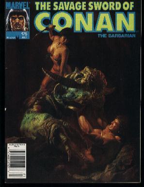 THE SAVAGE SWORD OF CONAN THE BARBARIAN; BLADE OF THE DEMON SLAYER