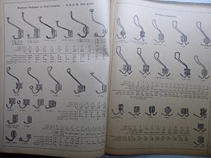 Preisliste Ausgabe 38. (Kleiderhaken, Griffe, Klosettpapierhalter u.v.a.).