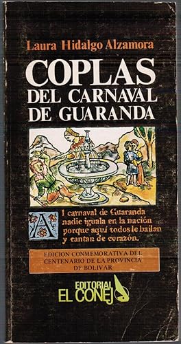 Seller image for Coplas Del Carnaval De Guaranda (Recopilacion y Analisis Literario) for sale by Besleys Books  PBFA