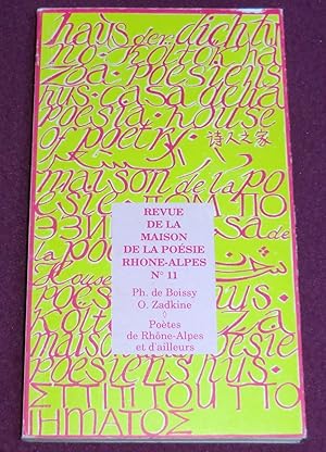 Image du vendeur pour Maison de la posie 11 - POETES DE RHNE-ALPES ET D'AILLEURS mis en vente par LE BOUQUINISTE