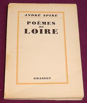 Seller image for POEMES DE LOIRE for sale by LE BOUQUINISTE
