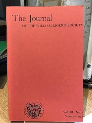 The Journal of the William Morris Society. Volume III / 3 , Number 2, Summer 1976