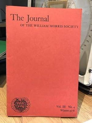 The Journal of the William Morris Society. Volume III / 3, Number 4, Winter 1978