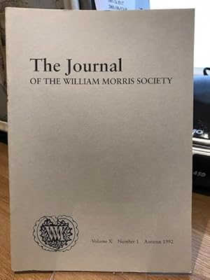 The Journal of the William Morris Society Vol X/10, Number 1, Autumn 1992
