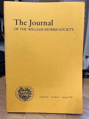 The Journal of the William Morris Society. Volume IThe Journal of the William Morris Society Vol ...
