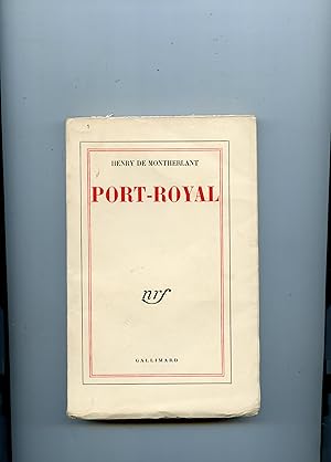 Bild des Verkufers fr PORT - ROYAL . Notes de Thtre ( II ) zum Verkauf von Librairie CLERC
