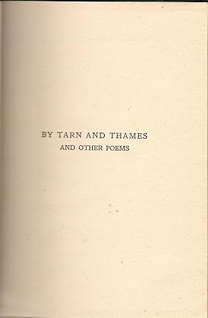 Seller image for By Tarn and Thames for sale by Michael Moons Bookshop, PBFA