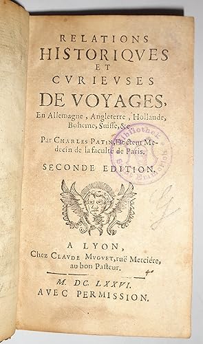 Relations historiques et curieuses de voyages, En Allemagne, Angleterre, Hollande, Bohème, Suisse...