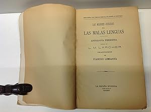 Seller image for LAS MUJERES JUZGADAS POR LAS MALAS LENGUAS LARCHER (L M) S.F. for sale by LIBRERIA ANTICUARIA SANZ