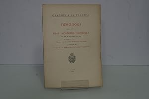 Seller image for ORACION A LA PALABRA MARTINEZ KLEISER, LUIS 1945 for sale by LIBRERIA ANTICUARIA SANZ