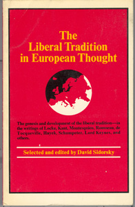 Seller image for The Liberal Tradition in European Thought for sale by Don's Book Store